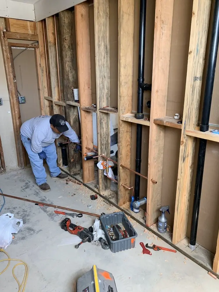 Commercial rough-in plumbing for Commercial Plumbing in Davidsonville
